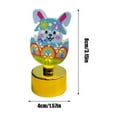 thumbnail image 7 of Nilvkv Easter Bunny Lamp, Happy Easter Eggs Bunny Cute Colorful Eggs Inserted in Night Lights Holiday Desktop Glowing Ornament Home Decoration, 7 of 7