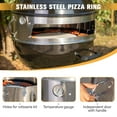 thumbnail image 3 of PHI VILLA 22 Inch Kettle Charcoal Grill Portable BBQ Grill with Rotisserie Ring Pizza Oven, 3 of 10