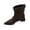 Brown, variant on Lovzfmll Boots for Women, Pointed Toe Block Heel Ankle Boots with Belt Buckle, Chelsea Boots, Plus Size Fall Winter Shoes, 7, Brown