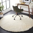 thumbnail image 2 of SAFAVIEH Casablanca Genette Solid Area Rug, Ivory, 6' x 6' Round, 2 of 8