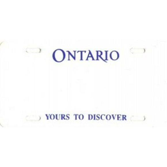 Design it Yourself Ontario Look Alike Plate All wording is Free