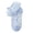 Blue, variant on Toddler Girl Ruffle Ankle Socks Double Lace Frilly Socks For Dress Outfits