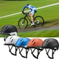 thumbnail image 4 of Yuarrent El casco duradero y resistente para ciclistas garantiza protección deportiva Cascos de ciclismo cómodos Ciclismo en blanco y negro METRO【55-58CM】, 4 of 6