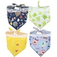 thumbnail image 2 of Dog Neckerchief,4Pcs Printing Style Dog Pet Handkerchief Pet Neck Scarf Sturdy Construction, 2 of 14