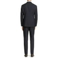 thumbnail image 2 of LN LUCIANO NATAZZI Men's Modern Fit Suit Two Button Blazer Pinstripe 2 Piece Black Stripe, 2 of 5