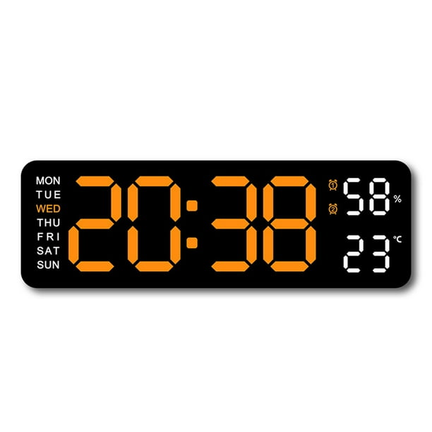 Descripción LED Despertador USB ELEMPUMADA DIGITAL EL DIGALMENTE Reloj () Naranja