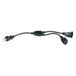 Black Box EPXR18 Y-Power Splitter Cable - 110 V AC Voltage Rating -