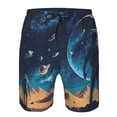 thumbnail image 3 of Fotbe Astronaut In A Space Suit On The Planet Trajes de Baño Estampados para Hombre, Shorts de Verano de Secado Rápido, Ropa de Playa, Bañadores-X-Large, 3 of 6