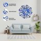 thumbnail image 3 of Sun Metal Wall Art Outdoor Decor, 3 of 5