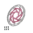 thumbnail image 3 of Disco de freno de bicicleta con pernos, 160 mm, ultraligero, hueco, piezas premium, bicicleta Rosa, 3 of 9