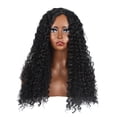 thumbnail image 2 of Dengmore Wigs Human Hair Deep Wave Wig 150% Density Brazilian Deep Wave Wigs for Black Women 24 Inch Curly Human Hair Wig Deep Wave Wig, 2 of 7