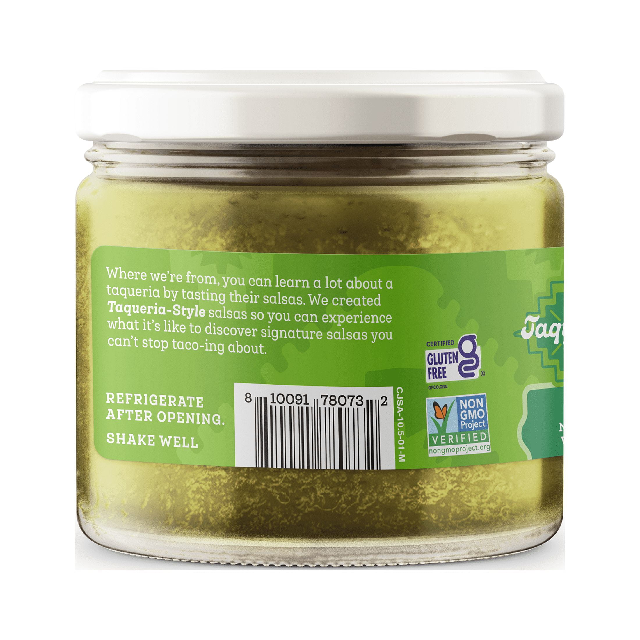 (2 pack) Siete Family Foods, Taqueria Salsa Verde, Cremosa, 10.5 oz