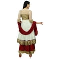 thumbnail image 7 of Atasi Womens Partywear Net & Sequins Anarkali Salwaar Kameez With Palazzo, 7 of 7