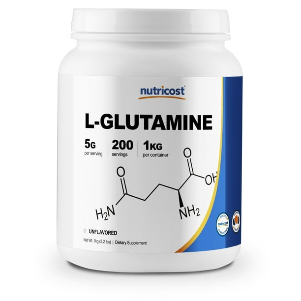 Nutricost LGlutamine Powder 1 KG 5000mg per Serving