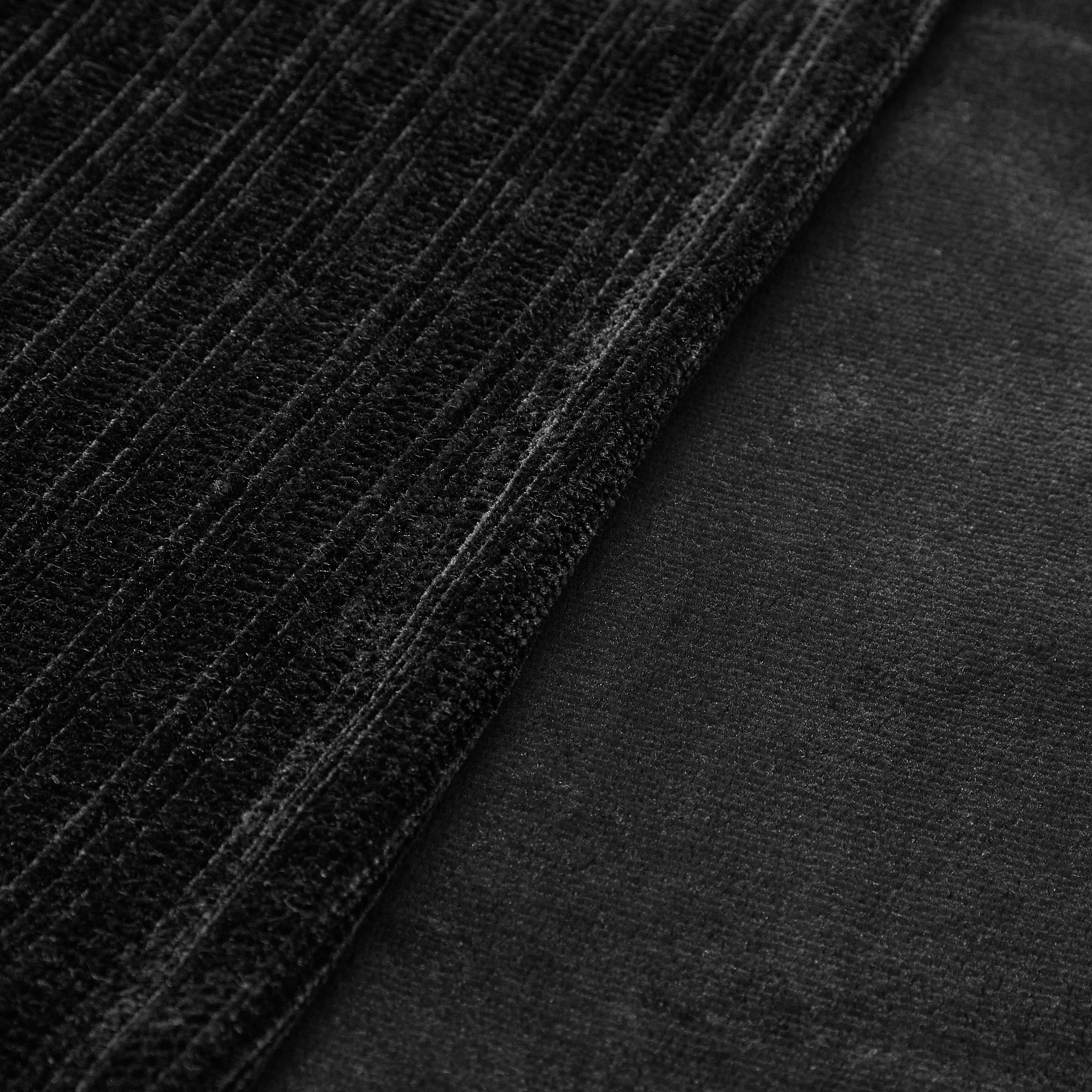 Mainstays Cozy Chenille Reverse to Plush Soft Couch Throw, Rich Black, Standard Size