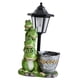 thumbnail image 2 of Figura de Cubo de Rana de Jardín con Luz Solar, Figura de Animal, Regalo Creativo, Decoración Exterior para Patio Y Jardín., 2 of 9