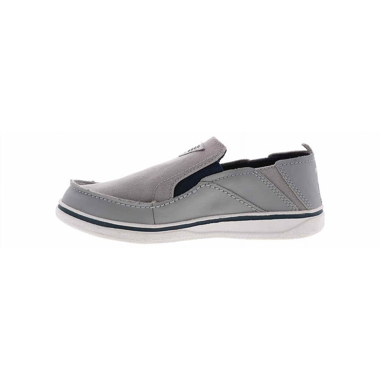 Columbia Unisex-Child Bahama PFG Boat Shoe - Canvas & Leather Slip-On, Non-Marking Sole