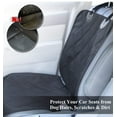 thumbnail image 2 of Travel Shield: Adjustable Straps Dog Seat Cover, Waterproof Front Seat Cover - Quilted Pattern, Nonslip Backing, 2 of 4