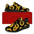 thumbnail image 3 of Uminder Womens Tennis Shoes Sunflower Sneakers Black Shoes Size 11.5, 3 of 5