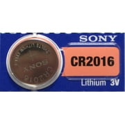 Sony CR2016 3 Volt Lithium Coin Montre Piles (4 piles)