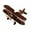 Brown, variant on weibbin Iron Airplane Ornaments Retro Vintage Airplane Models Metal Military Style Toys Simulated Fighter Aircraft Decorations