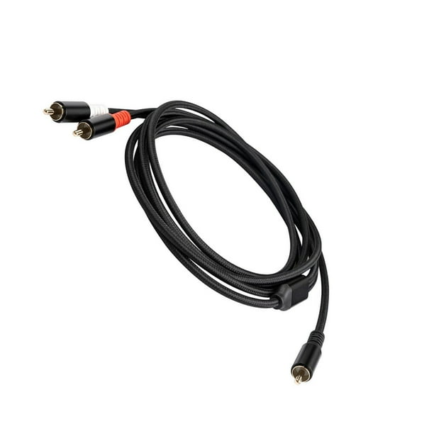 stanreset RCA to 2RCA Subwoofer Cable Y Adapter Splitter for audio cable RCA Y Headphone