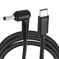 thumbnail image 1 of 4.9FT USB C to DC PD Power Fast Charging Cable, 4mmx1.7mm 65W/20V DC Power Cable, Type C Input 3.25A Adapter Jack Converter for Router, Camera, TV Box, Desk Lamp(Black), 1 of 6