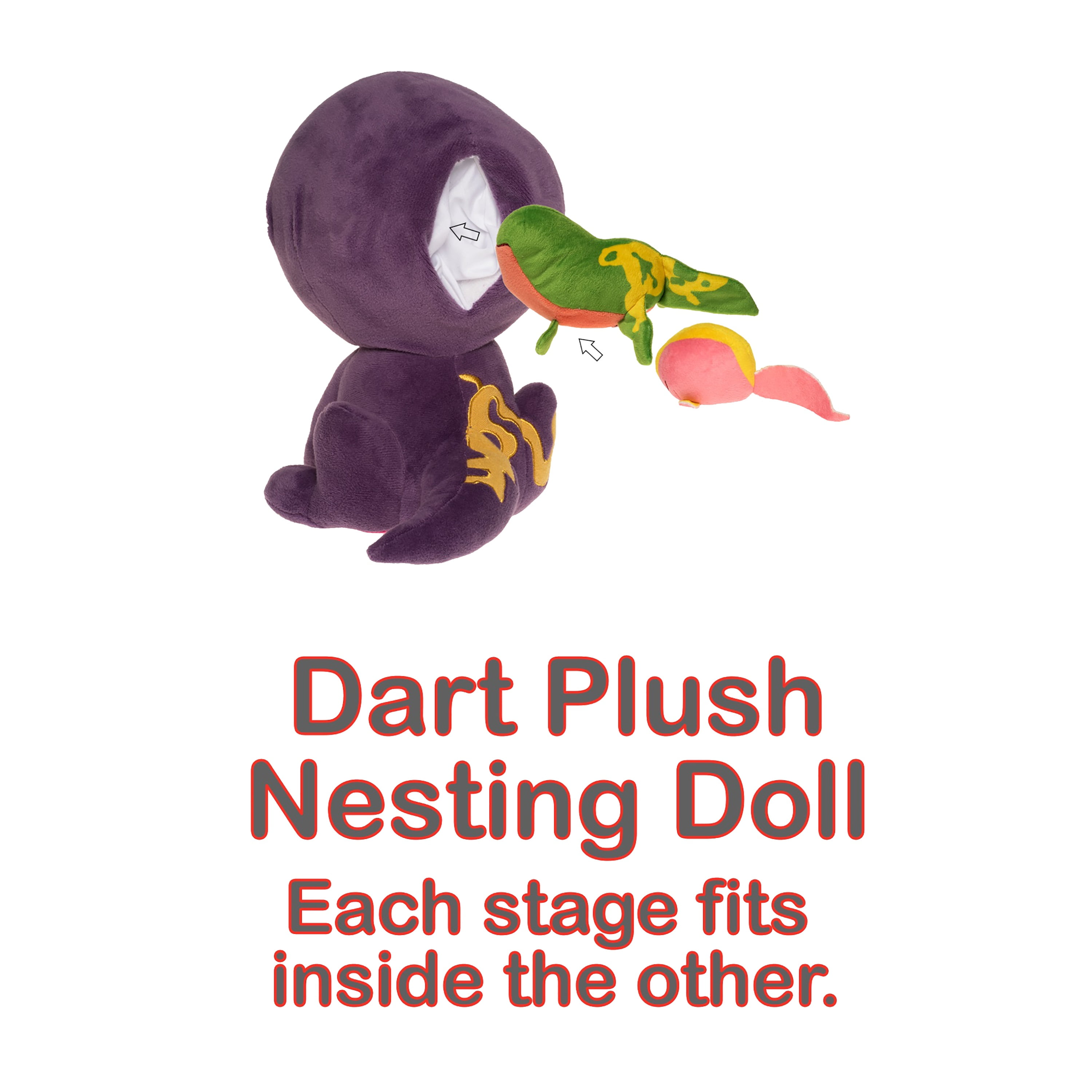 stranger things dart nesting plush