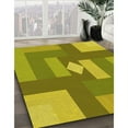 thumbnail image 2 of Ahgly Company Indoor Rectangle Patterned Dark Yellow Green Area Rugs, 5' x 8', 2 of 6