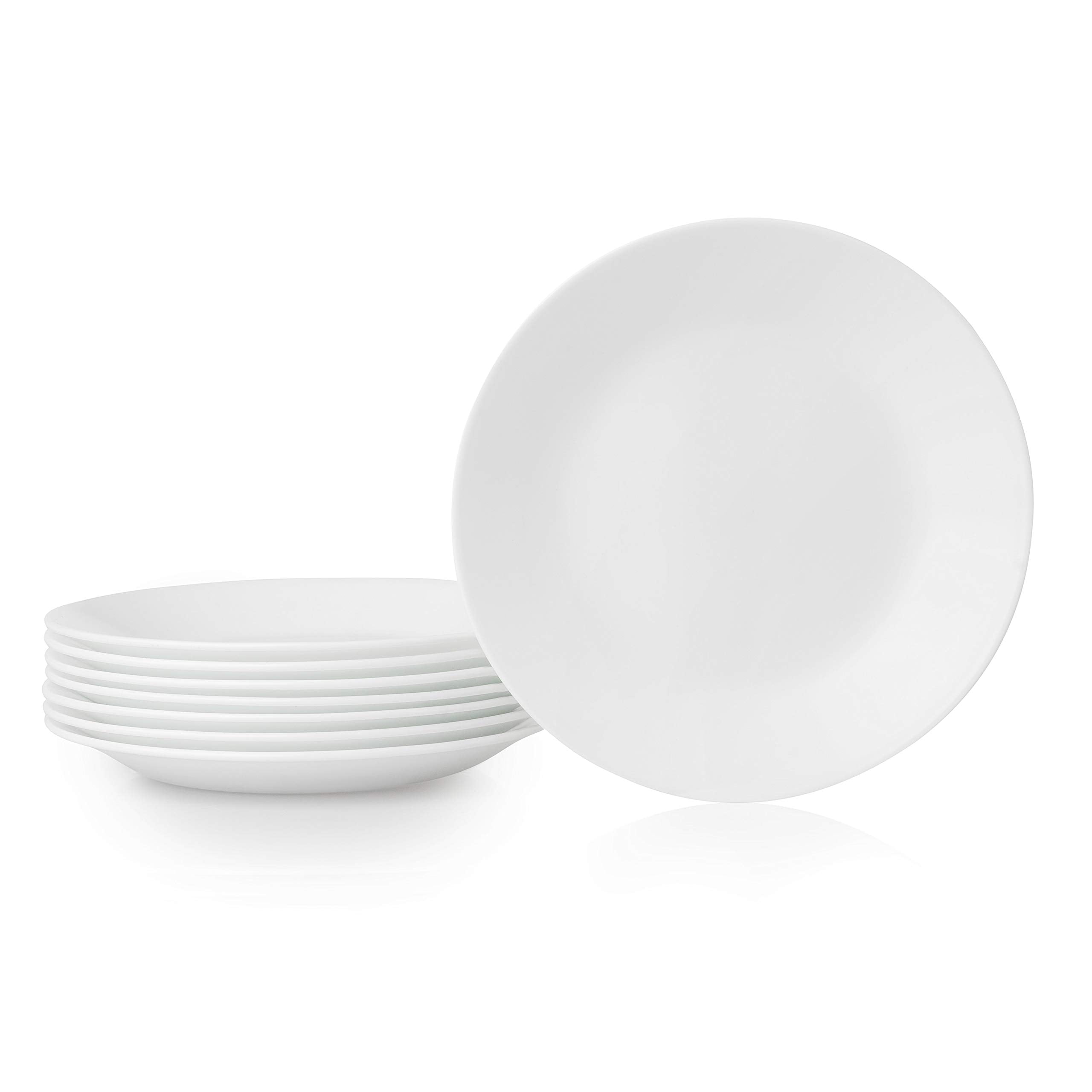 Corelle Vitrelle 8-Piece Appetizer Plates Set Triple Layer Glass And ...