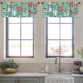 thumbnail image 3 of LALILO Kitchen Curtain Valance And Cactus Green With Lovely Rod Pocket Window Curtain 52"x 18" Set of 2, 3 of 5