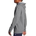 thumbnail image 3 of Champion Men's Powerblend Fleece Quarter Zip Hoodie with Embroidered Logo, up to Size 2XL, 3 of 6