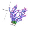thumbnail image 2 of unbranded Plástica Decorativa Morada Para Acuario Con Y Uso En Paisajes, 2 of 6