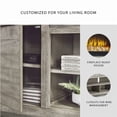 thumbnail image 5 of Ashley Furniture Naydell Wood TV Stand for TVs up to 105" in Light Gray, 5 of 12