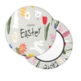 thumbnail image 2 of Disketp Happy Easter Funda Redonda para Taburete, Funda de Cojín para Silla de Bar Suave y Elástica-14 inch, 2 of 7