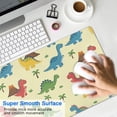 thumbnail image 4 of Long Mouse Pads for Desk,Cartoon Dinosaurs Volcanoes Palm Trees Desk Mats on Top Of Desks, Desk Mouse Pad Extra Large with 3mm Non-Slip Base and Stitched Edge for Gaming,Work,Home 31.5"x11.8", 4 of 5