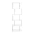 thumbnail image 6 of ToppiJoy 6-Tier Acrylic Bookshelf, Acrylic Geometric Bookshelfs, Book Shelf with Open Shelves, Multipurpose Bookcase for Living Room, Bedroom, Office Clear, 6 of 11