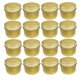 thumbnail image 1 of 16 unidades de latas de metal con vela de 4 oz, tarros de vela vacíos con tapas de oro Afortunado Sencillez, 1 of 1