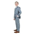 thumbnail image 2 of Boys Suit Set Solid Textured Notch Lapel With Matching Vest & Pants With Free Shirt & Tie, 2 of 6