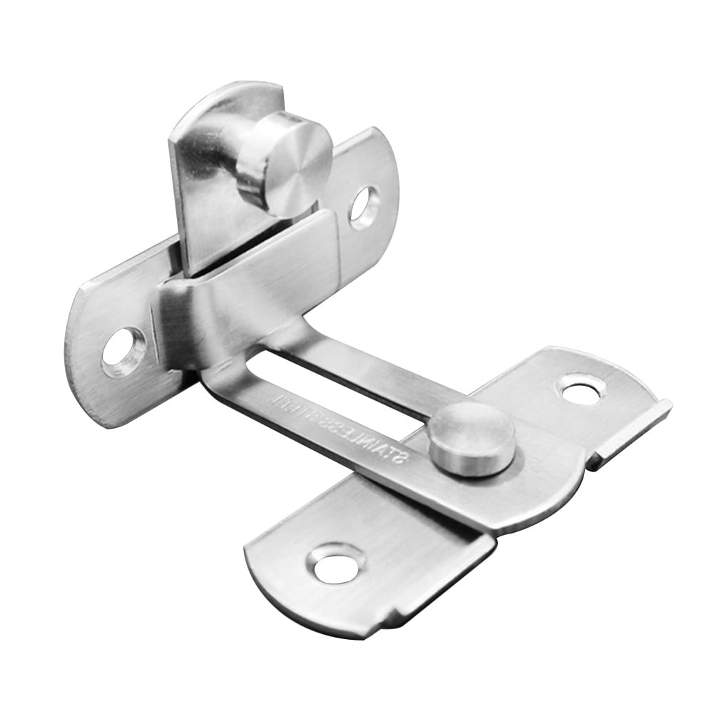 90° Hasp Latch Stainless Steel for Sliding Door Lock for Window Cabinet S/L 