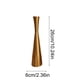 thumbnail image 3 of Specollect 3 Pcs Modern Iron Candlestick Holder Set, Elegant Table Centerpiece Decor for Romantic Dinner, Home Holiday Decoration, Gold Metal Candle Holders, 3 of 9