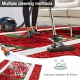 thumbnail image 5 of Red Roses Outdoor Rug for Patio/Deck/Porch, Non-Slip Large Area Rug 3 x 5 Ft, Valentine's Day Romantic Flowers Green Leaf Stripes Indoor Outdoor Rugs Washable Area Rugs, Camping Rug Carpet Runner, 5 of 8