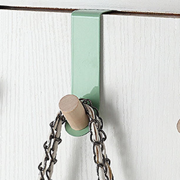 Ganchos para Colgar Sobre la Puerta, Ganchos Metálicos Con Gran Capacidad de Carga Con Gancho de Para Abrigos, Bolsos, Materiales de Hierro, Diseño que ahorra Espacio
