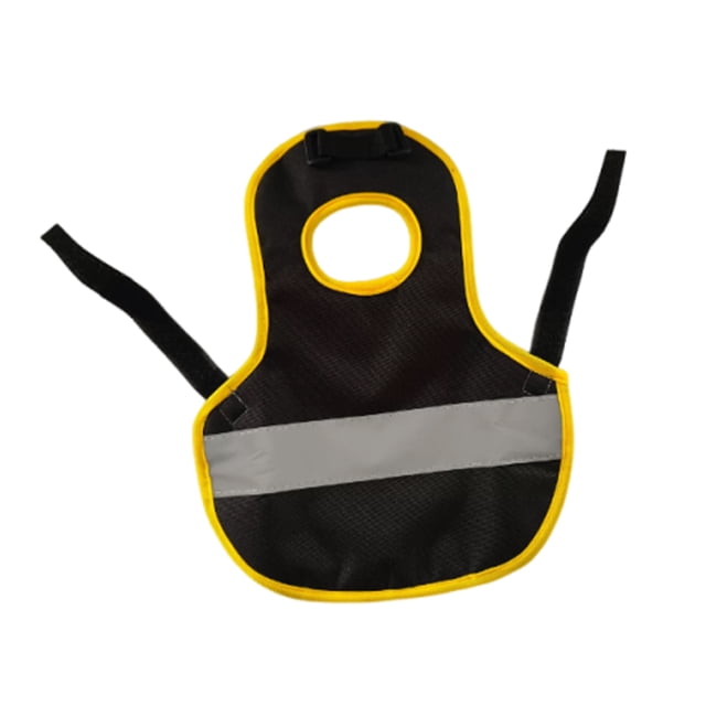 Methold Ropa de alta visibilidad para perros y mascotas, duradera, moderna y versátil, ideal para gallineros y aves de corral. Suministros para pájaros negro