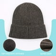 thumbnail image 2 of GRNSHTS Women Men Cuffed Beanie Hat with Earflaps Unisex Warm Winter Hats Knit Skull Cap, 2 of 12