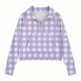 thumbnail image 3 of Bnwani Long Sleeve Toddler Shirts Boys Hoodless Fleece Lattice Tops, 3 of 5