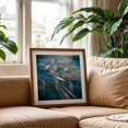 thumbnail image 2 of Down To The Sea, Sunset Cliffs - San Diego California Photography Oak Framed Wall Art Print 12 x 12 inches, 2 of 8