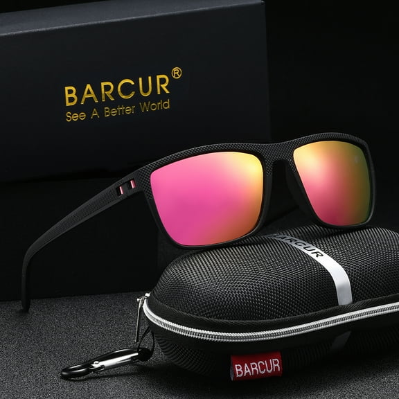 BARCUR Sunglasses for Men And Women Color TAC Lenses Classic Fashion Apparel Accessories UV400 Premium Polarized Sunglasses