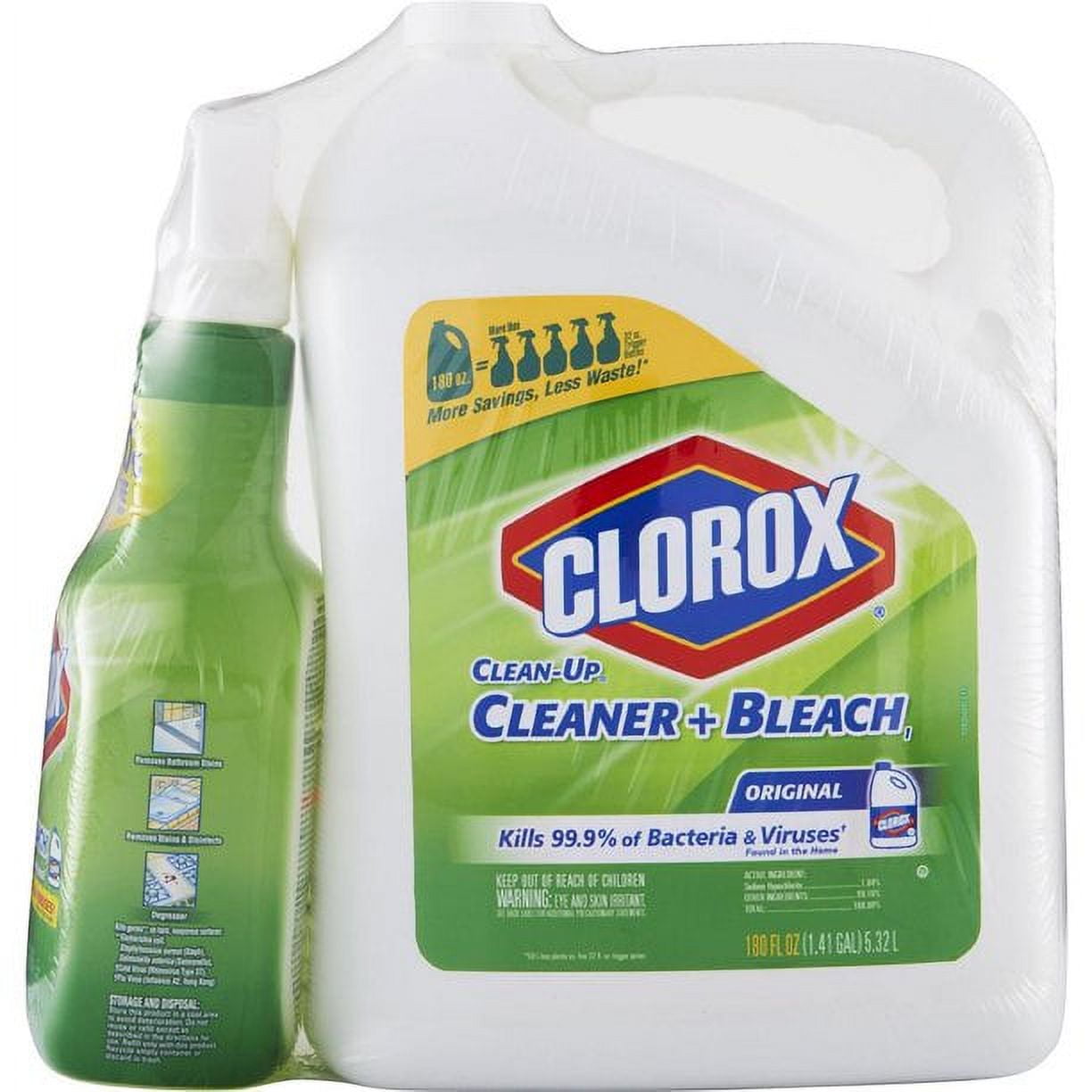 Clorox Clean-Up Cleaner + Bleach1 Value Pack, 32 Fl Oz Each, Pack of 3