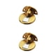 thumbnail image 1 of Riwesomey Tope de puerta anticolisión Home Hotel Office Soporte de tope de puerta de acero inoxidable oro 2piezas Riwesomey CBP012892, 1 of 5